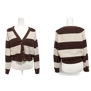 Monkl cropped sweater cardigan